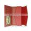 New arrival luxury appearance flower embossing leather wallets for girlfriend/woman
