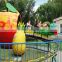 Amusement park track glide rides caterpillar happy train used train rail