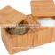 Cheap and Nice Bamboo Wooden Salt and Pepper Herb Spice Sugar Box Set