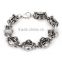 wholesale lobster claw clasp gunmetal skull bracelet meaning