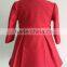 Elegant wholesale winter red color coats