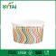 personalized disposable ice cream paper bowl with lid