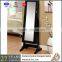 Black jewelry storage cabinet with standing