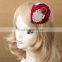 MYLOVE red uk design mini top hat with clips for women