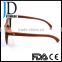 hot selling different color lens natural wood bamboo sunglasses free logo