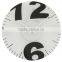 Fashion Design Glass Wall Clock/ Handicraft Clock