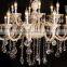 white glass chandelier lights for wedding decoration
