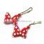 wholesale price custom lego red bowknot keychain