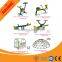 China Steel and plastic gym equipment for kids fitness