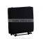 HOMCOM Black 3 Seats Sofa Bed Foldable Fabric Couch w/wheels