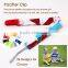 MOQ 60 Pcs Colorful Designs Cotton On Sale Customized Pacifier Clip for Infant