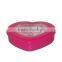 Heart-shaped kids food grade plastic lunch box