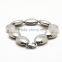 Stainless Steel Bean Bracelets Bangle