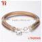 LTB20065 anchor bracelet leather wrap bracelet wholesale 2016 new fashion leather bracelet women