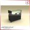 Commercial retail black glass display cabinet