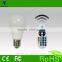 Brightness RF remote control E27 3w 5w rgb LED night light bulb