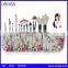 Best Selling Professional, High Quality, 7pcs human hair makeup brush