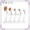 2017 Unique Rose Gold Color 5pcs / 6pcs Magnet Oval Makeup Brushes Cosmetics Makeup Brush Set Whloesale Make up Brushes