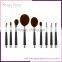 Top quality and Multi-purpose cosmetic 10pcs oval makeup brush tooth brush kit