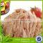Canned tuna shredded in 50% oil