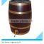 Vertical oak barrel without inner tank for packing red wine, beer