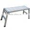 Big Two Step Aluminium Folding Hop Up Work Platform Work Bench Stool Ladder