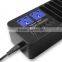 High Speed Best Selling Smart Digital Power Quick Charging Charger With 6 Ports Sundial