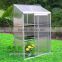 plastic aluminum indoor decorative glass mini greenhouse