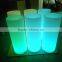 High quality PE LED round flower pot/PE led bucket /LED cooler for outdoor/wedding decor/bar/nightclub