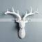 Wall Hanging White Resin Deer Head