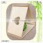 cheap triangle laser cutting lacy wooden chocolate pot box