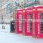 outdoor Western Public Telephone Booth
