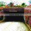Home and outdoor decoration synthetic cheap hanging artificial plastic vertical green grass flower texture wall E08 04S06