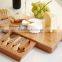 Eco-friendly bamboo cutting board for cheese