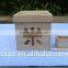 Storage Use Wood Packaging Rice Box 5 kg 10 kg Wooden Flour Box