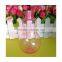 Hot Selling 50ml Mini Light Bulb Shaped Aluminum Scrwe Cap PET Shaker