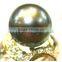 18K gold ring setting big seawater pearl ring