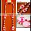 Flashing independence day july 4th party flashing beaded necklace led styles