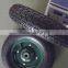 Pneumatic rubber wheel 3.50-7 with 20mm bearing