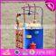 2017 New design funny children wooden beads toy W11B090