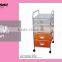 Home Furniture Movable Storage Trolley Cart Rolling Storage Cabinet With Wheels