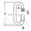 Marine Deck Hardware Stainless Steel Triangle Quick Link