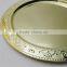 Cheap Wholesale Wedding Gold Silver Beaded Charger Plates