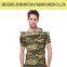 newest design short sleeve custom camo t shirt