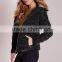 most popular chinese style women black padded jacket