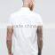 2016 Guangzhou High Quality Custom Short Sleeve Spread Collar Mens 100% Cotton Breathable Slim Casual White Solid Shirts