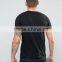 2016 High Quality Custom Short Sleeve O-Neck Black Mens 100% Cotton Breathable Comfortable Casual Printed Design T-Shirt