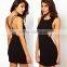 GZY Sexy Women Black Fit and Slim Baby Dress