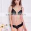 Transparent Low-Cut Hot Sexy Micro Chinese Women Bra Set
