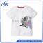 2016 spring newest style kids clothes plain short sleeve girl t shirt